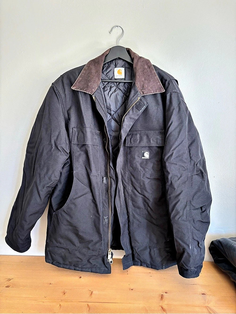 Carhartt Duck Coat Men's Black Utility Jacket